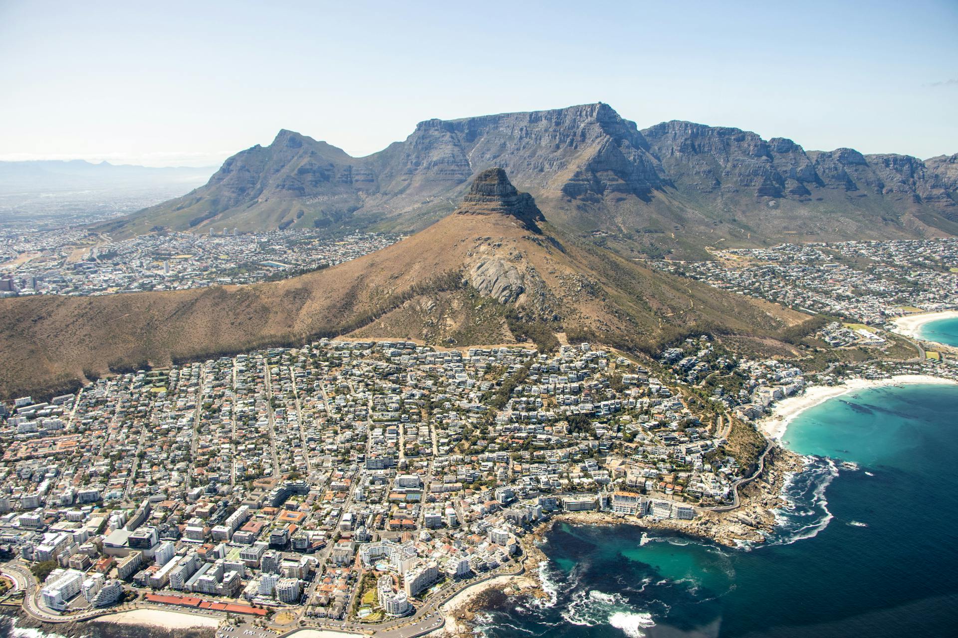 cape town aerial photo